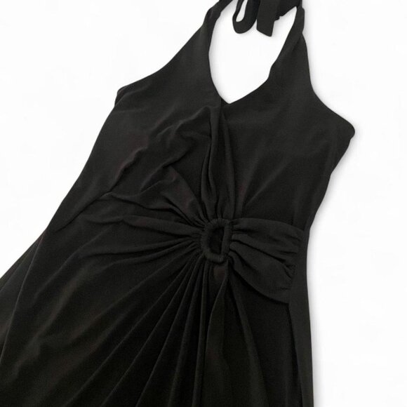 Y2k Black Halter Mini Dress - Picture 5 of 10